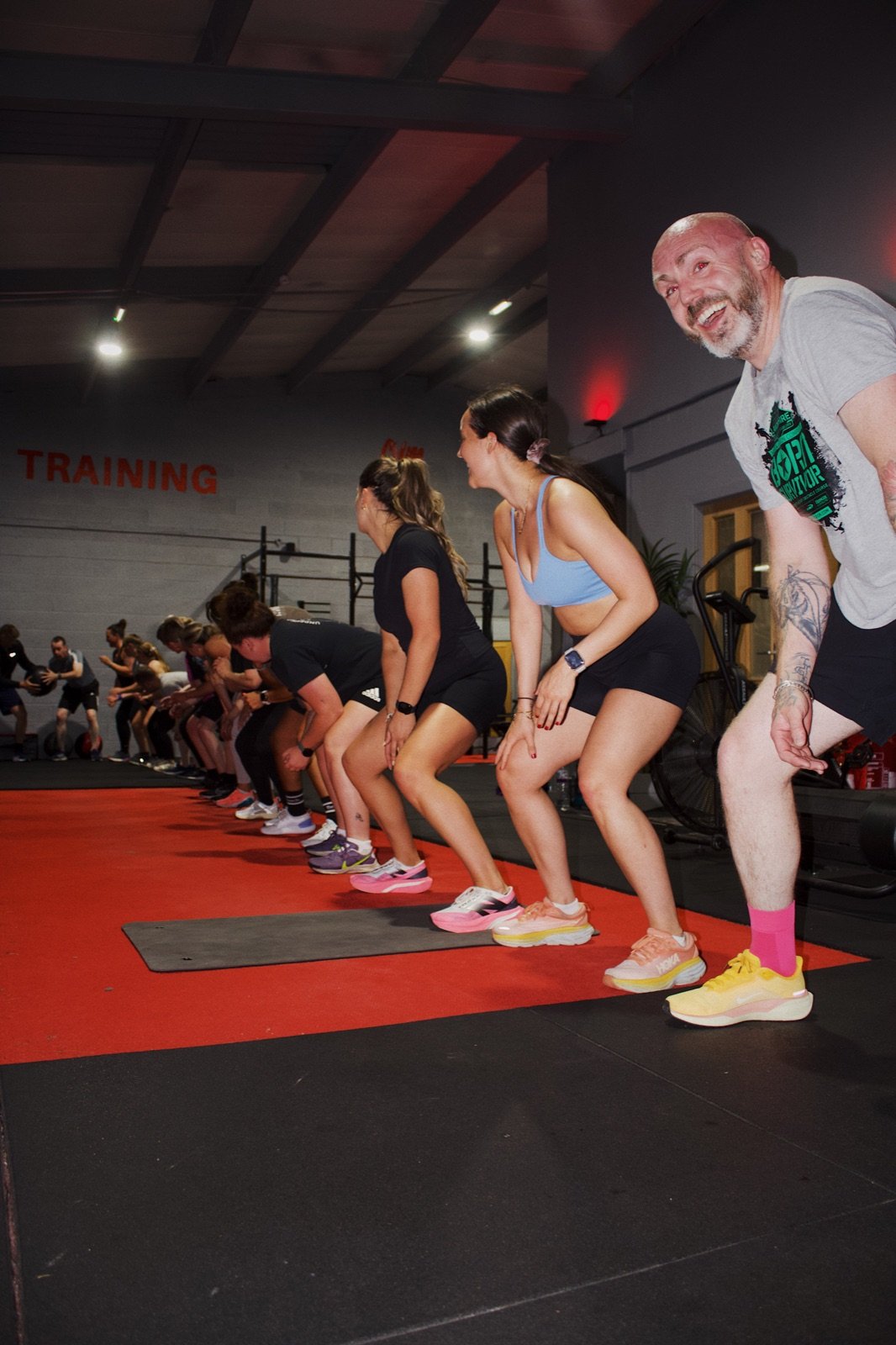 GymSpace members enjoying a group fitness session together