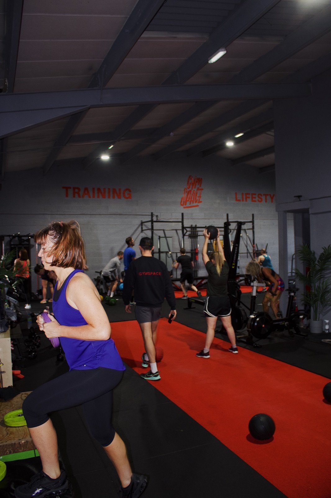 Members exercising together in the GymSpace studio in Ormskirk