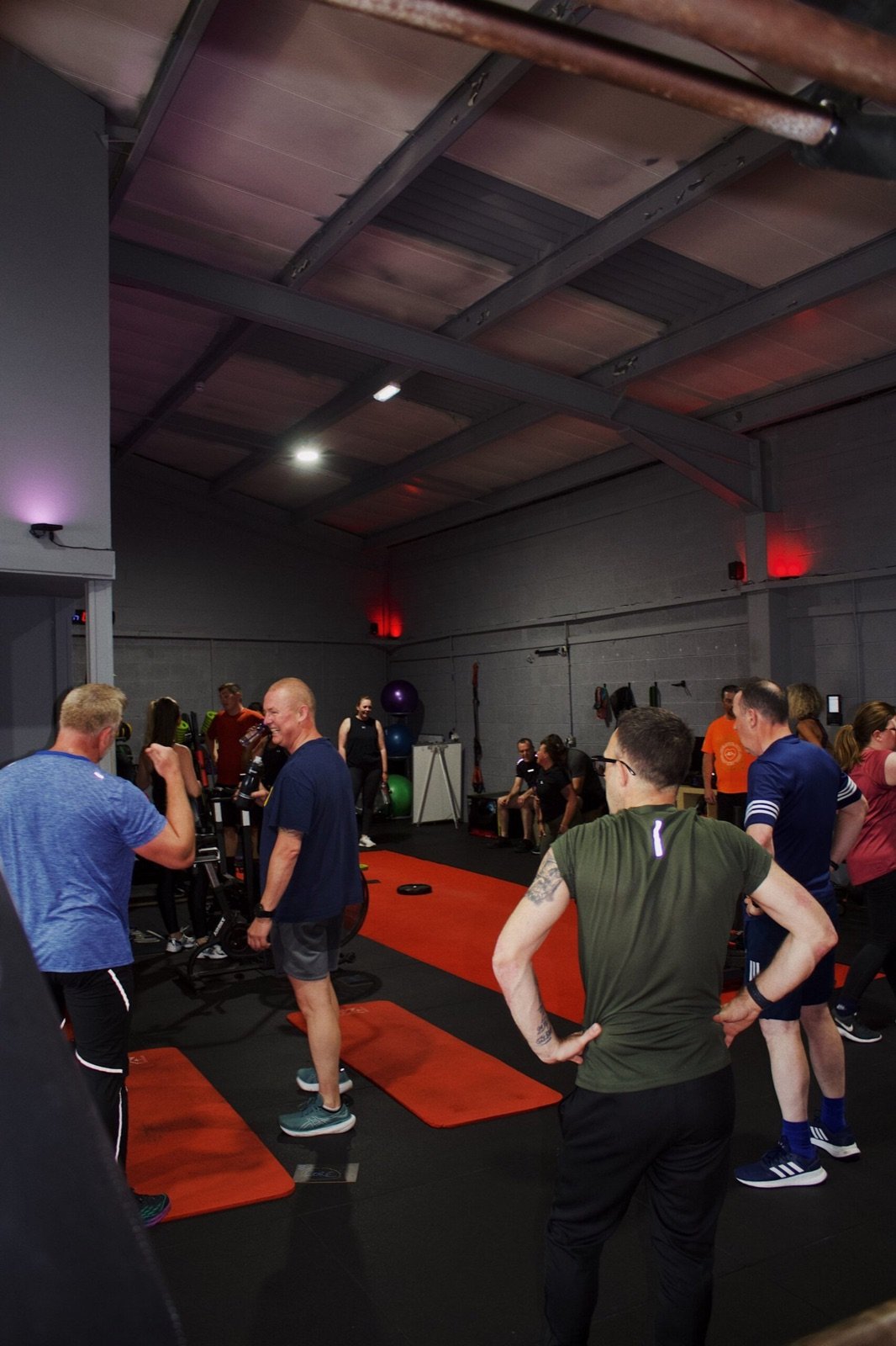 Members together inside GymSpace’s Ormskirk studio